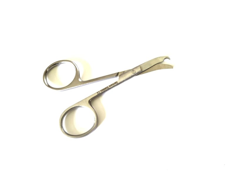MedTool Spencer Stitch Suture Scissors 3.5" Small Hook Shaped Tip German Stainless - Image 2
